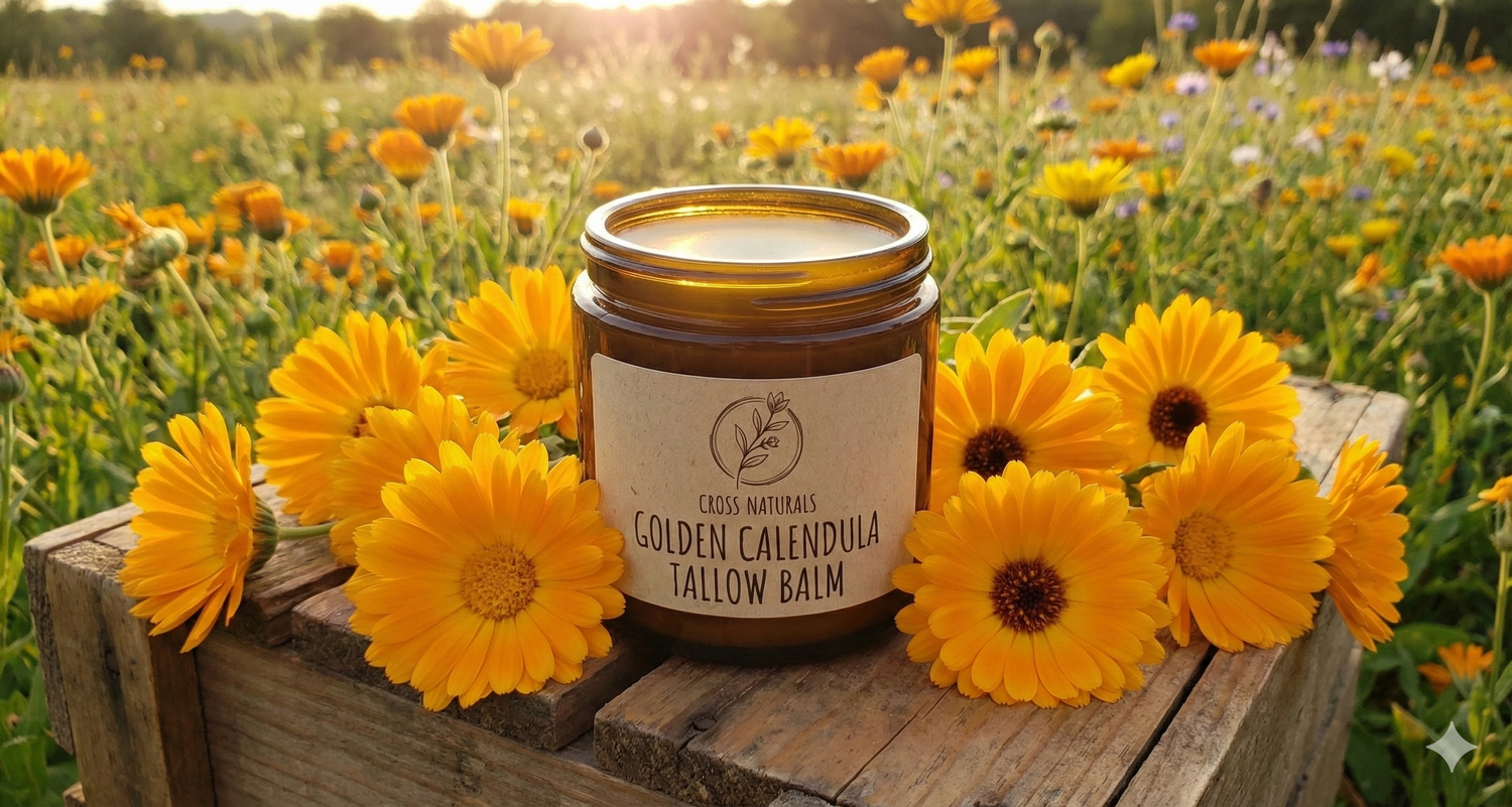 Golden Calendula Tallow Balm